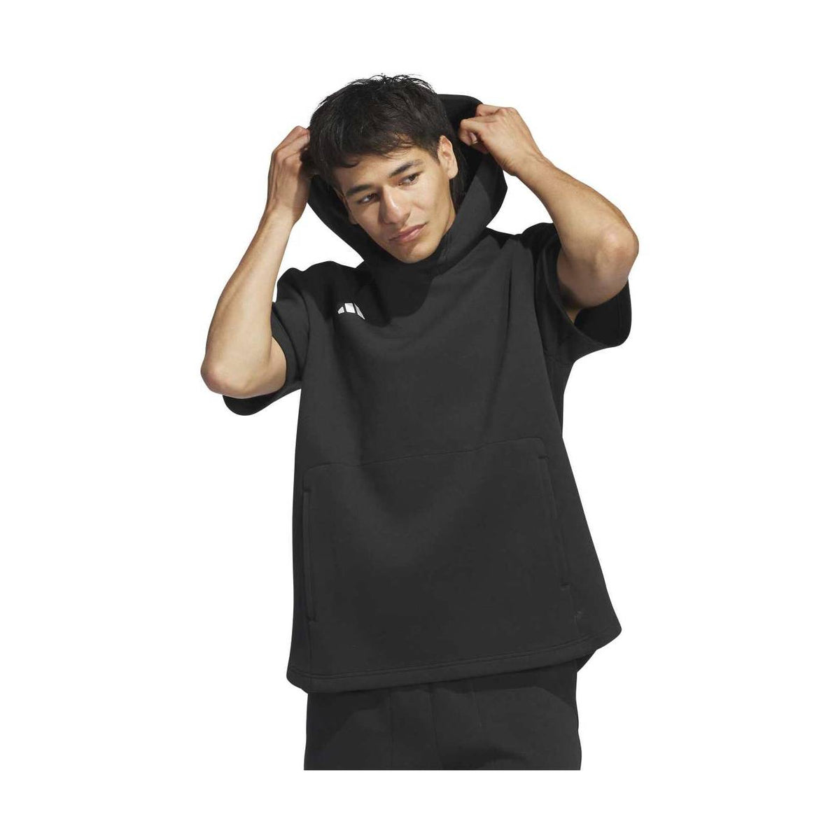 adidas Men's Dugout Short Sleeve Baseball Hoodie-3