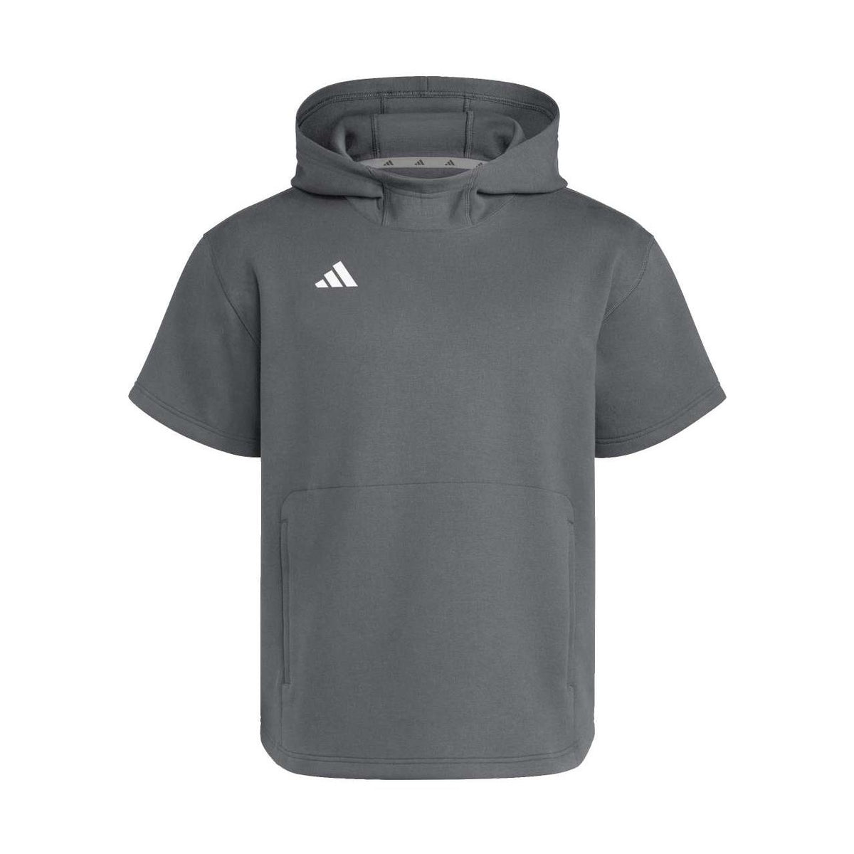 adidas Men's Dugout Short Sleeve Baseball Hoodie-1