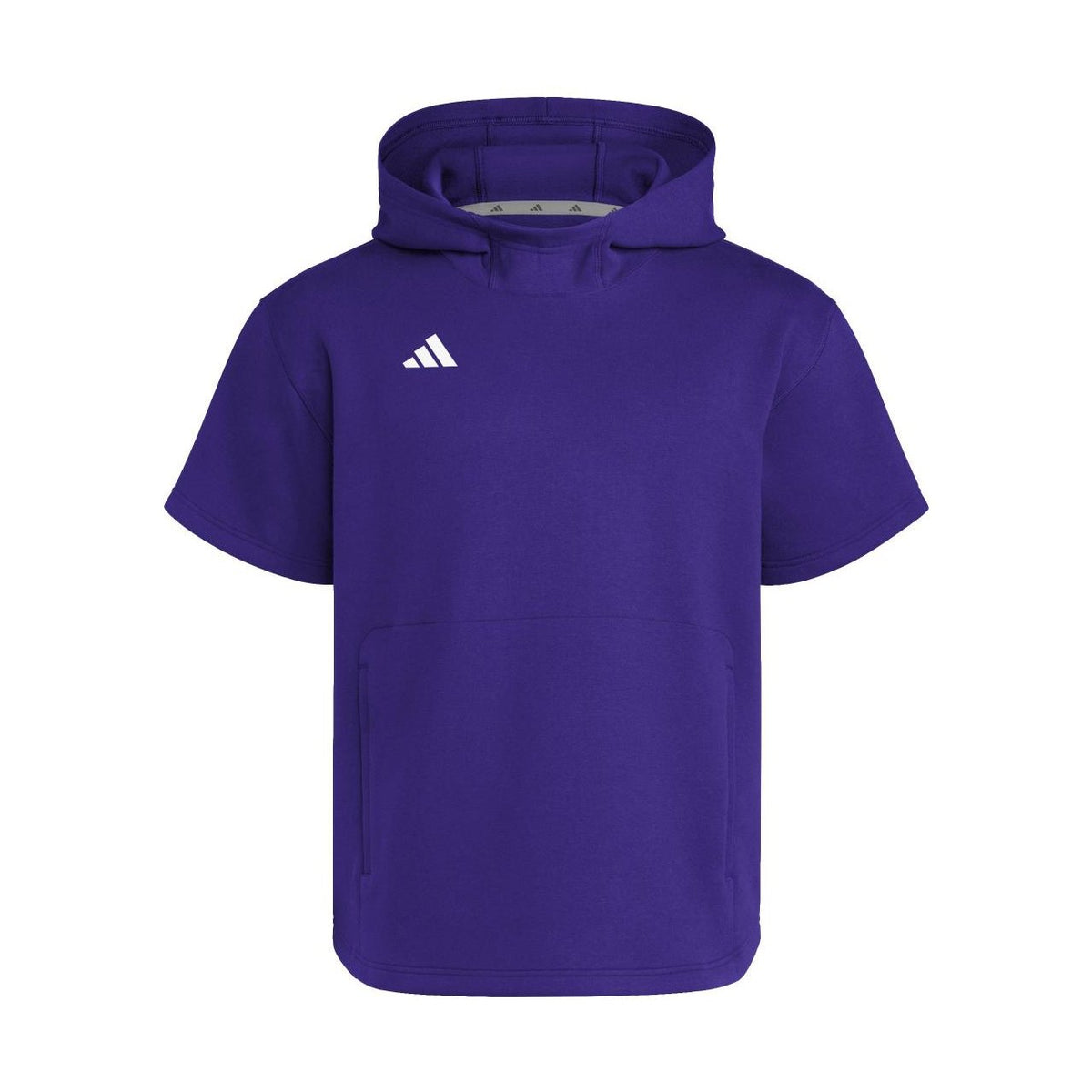adidas Men's Dugout Short Sleeve Baseball Hoodie-1