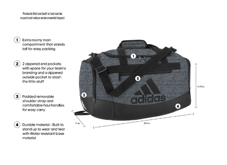 adidas Defender IV Small Duffel Unisex Accessories Bags & Backpacks