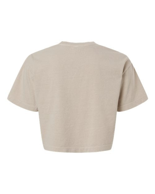 American Apparel Women's Garment-Dyed Heavyweight Cropped Tee-2