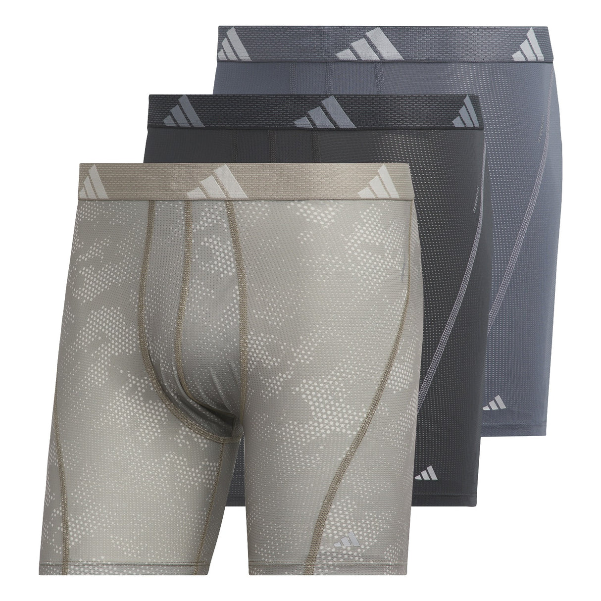 adidas Men's Performance Mesh Graphic 3-Pack Boxer Brief-1