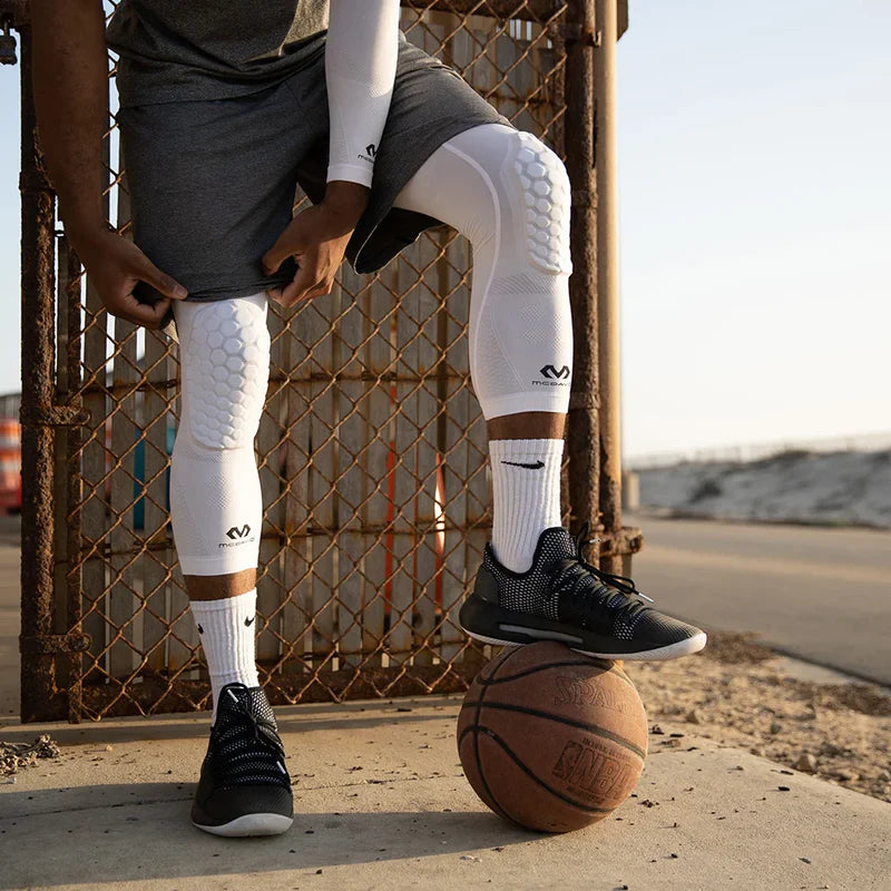 McDavid Adult Elite Hex Leg Sleeves - Pair Basketball Arm & Leg Sleeves All
