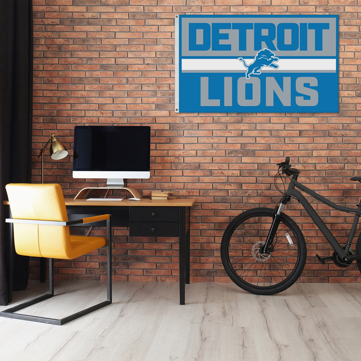 Rico Industries NFL Detroit Lions Bold 3' x 5' Banner Flag-1