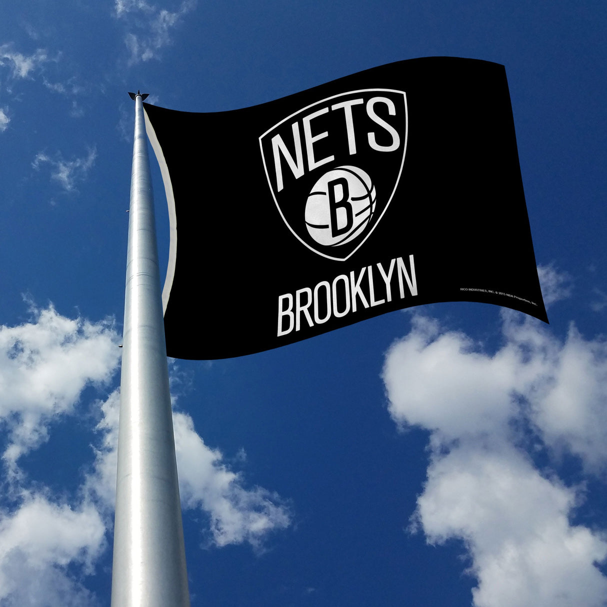Rico Industries NBA Brooklyn Nets Standard 3' x 5' Banner Flag-2