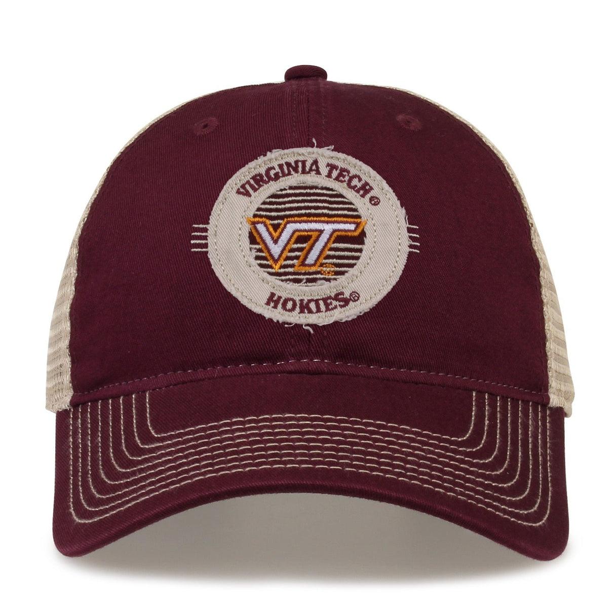 The Game Headwear Virginia Tech Circle Design Hat