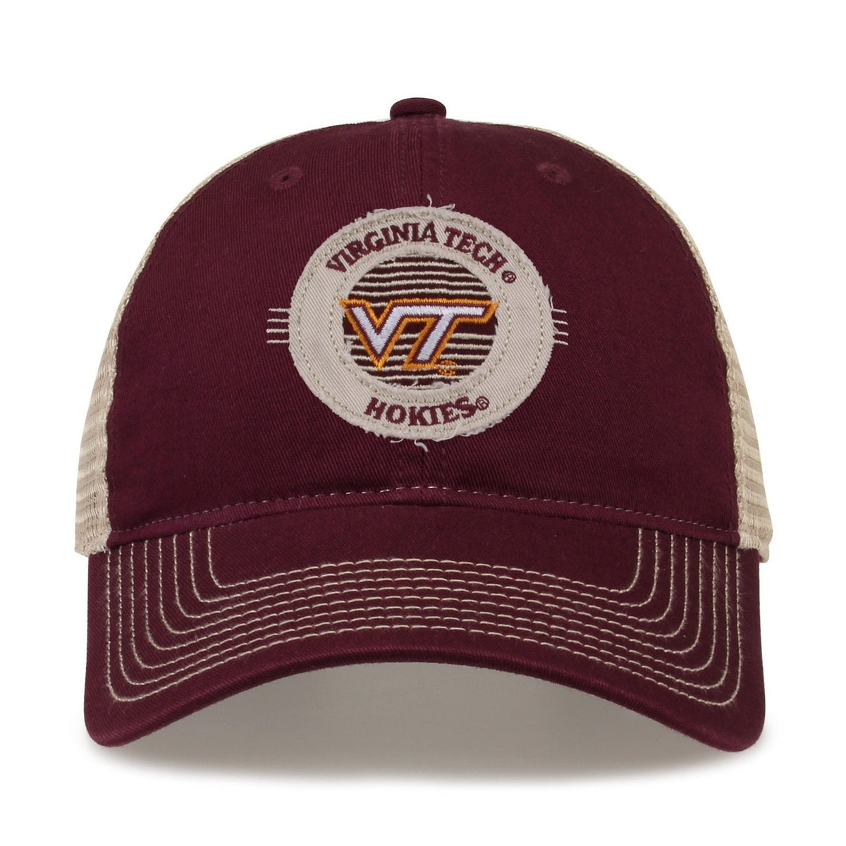 The Game Headwear Virginia Tech Circle Design Hat