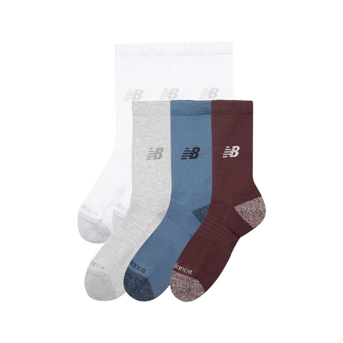 New Balance Active Crew Socks 6 Pack-2