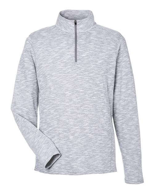 North End Men's Eclipse Jacquard Quarter-Zip Pullover-1
