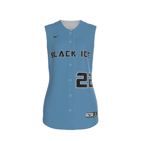 Mizuno Full Button Sleeveless Jersey League Outfitters