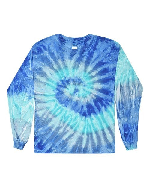 Colortone Men's Tie-Dyed Long Sleeve T-Shirt