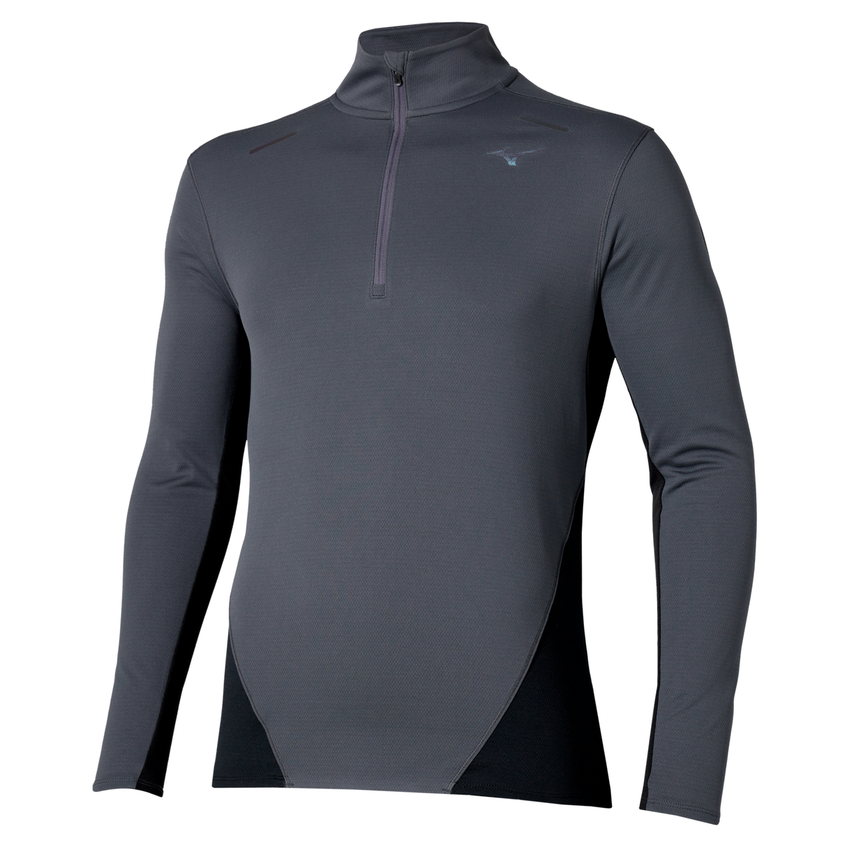 Mizuno Men's Tech Thermal Charge Batting Half Zip Long Sleeve Top-1
