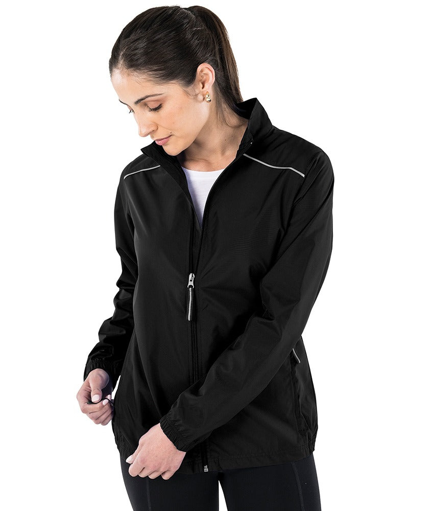 Charles River Women's Skyline Pack-N-Go Full Zip Reflective Jacket-3