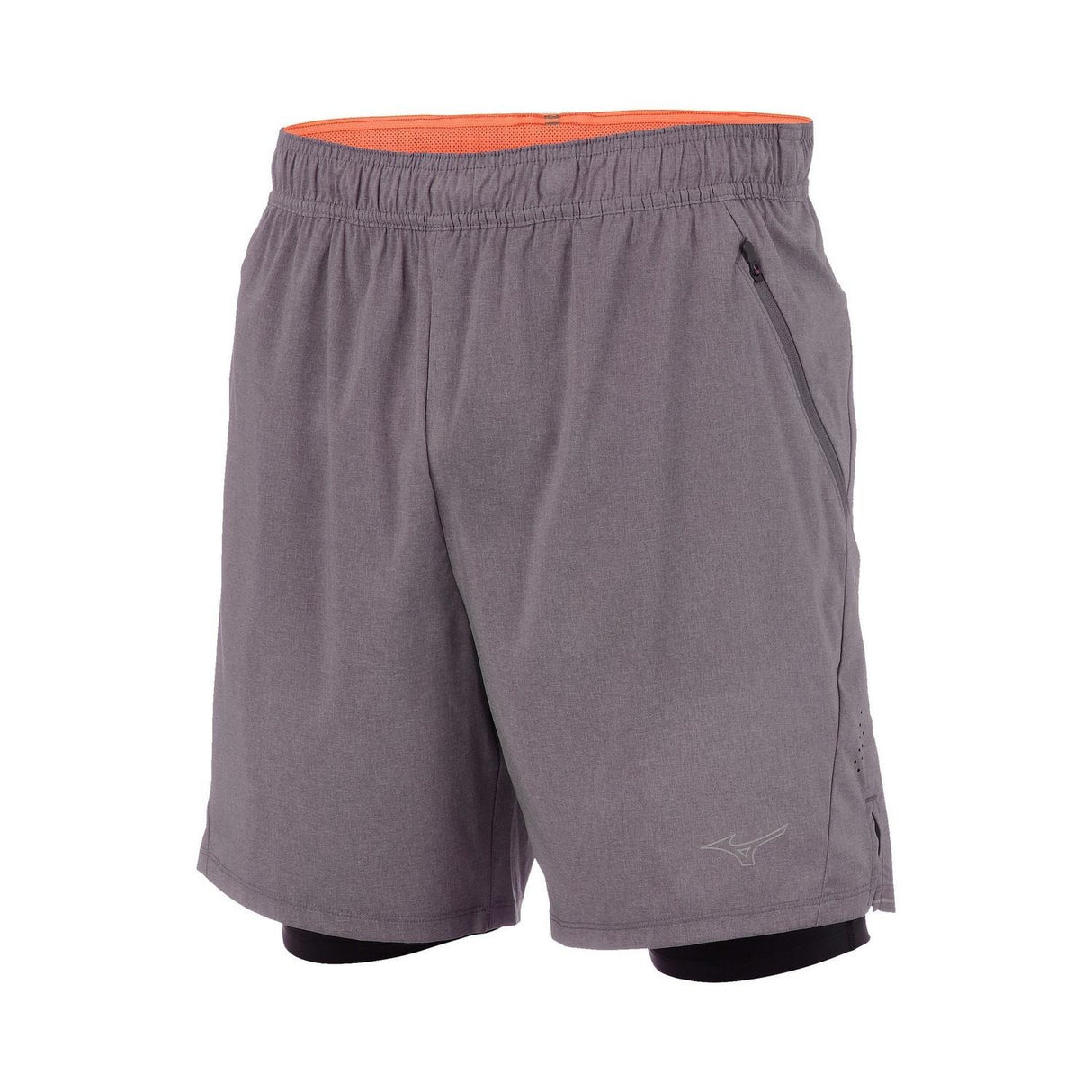 Mizuno Men's Alpha ECO 7" 2-N-1 Running Shorts-1