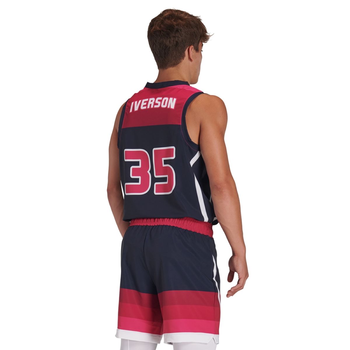 Custom Fitted Stretch Woven Basketball Jersey Team Basketball Jerseys