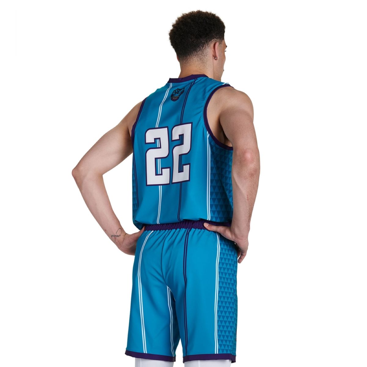Custom Loose Fit Stretch Woven Jersey Adult, Youth Team Basketball Uniform Package
