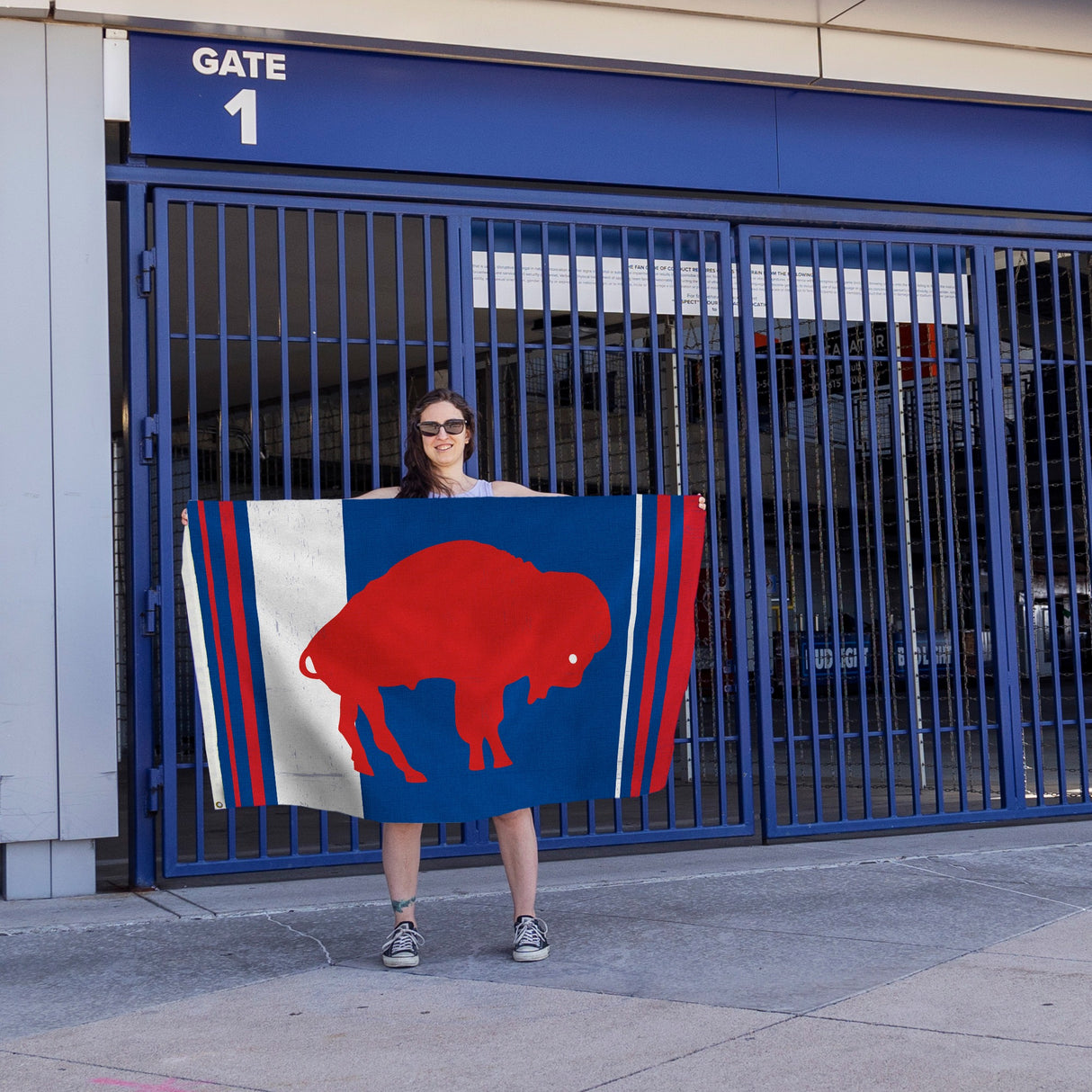 Rico Industries NFL Buffalo Bills Retro 3' x 5' Banner Flag-4