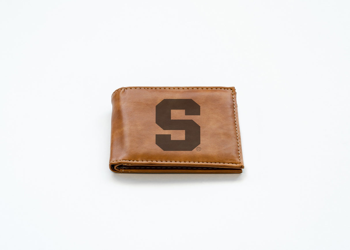 Rico Industries NCAA Syracuse Orange Laser Engraved Billfold Wallet-2