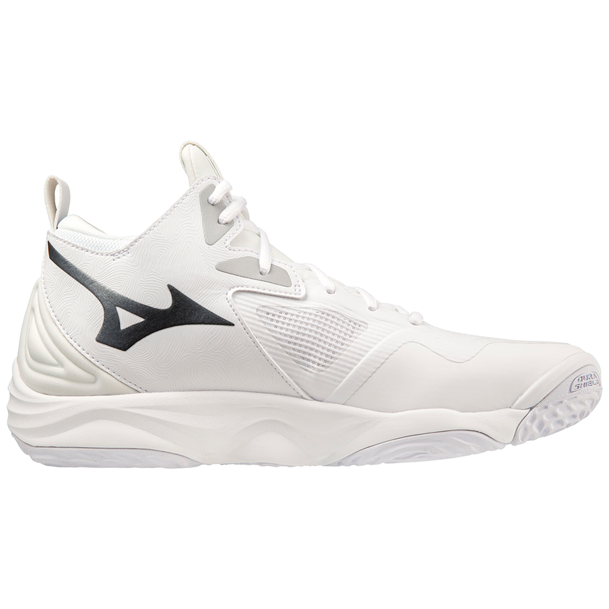 Mizuno Adult Wave Momentum 3 Mid Volleyball Shoes-3