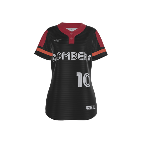 Mizuno 2 Button Short Sleeve Jersey League Outfitters