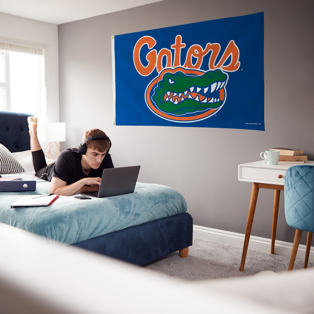 Rico Industries NCAA Florida Gators Blue 3' x 5' Banner Flag-3