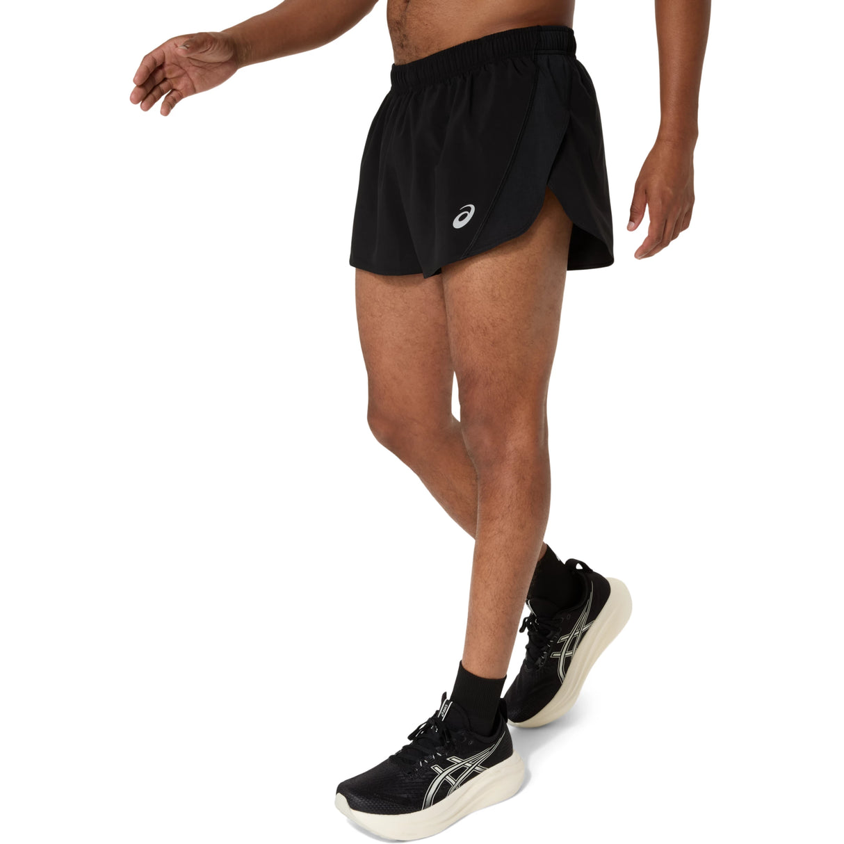 Asics Men's Silver Split Shorts-3