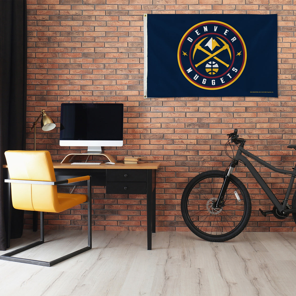 Rico Industries NBA Denver Nuggets Standard 3' x 5' Banner Flag-1