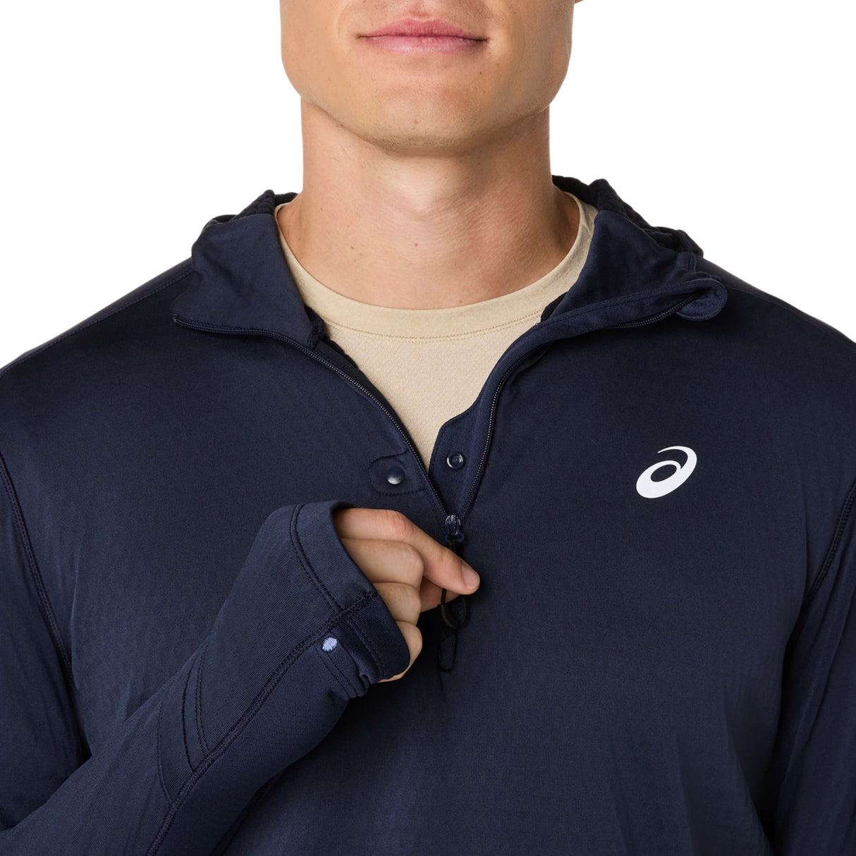 Asics Men's Road Winter Long Sleeve Hoodie-4