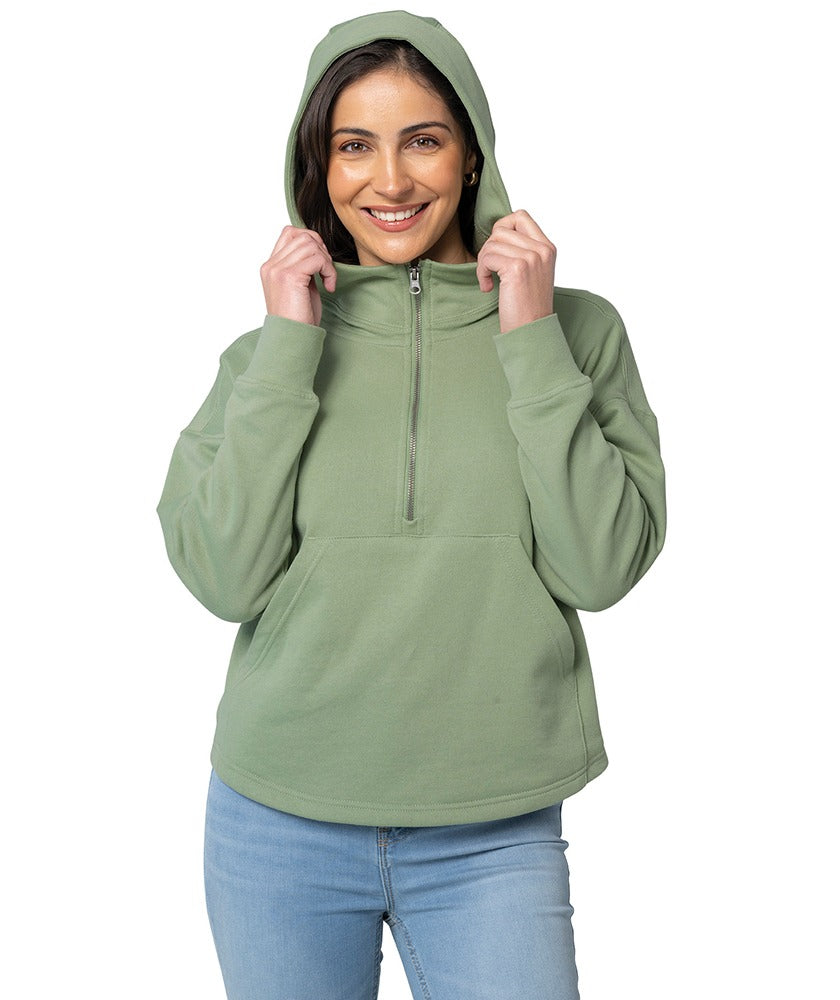 Charles River Women's Willow Scallop Hem Hoodie-1