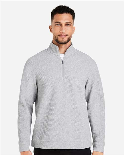 North End Men's Spirit Textured Quarter-Zip Pullover-3