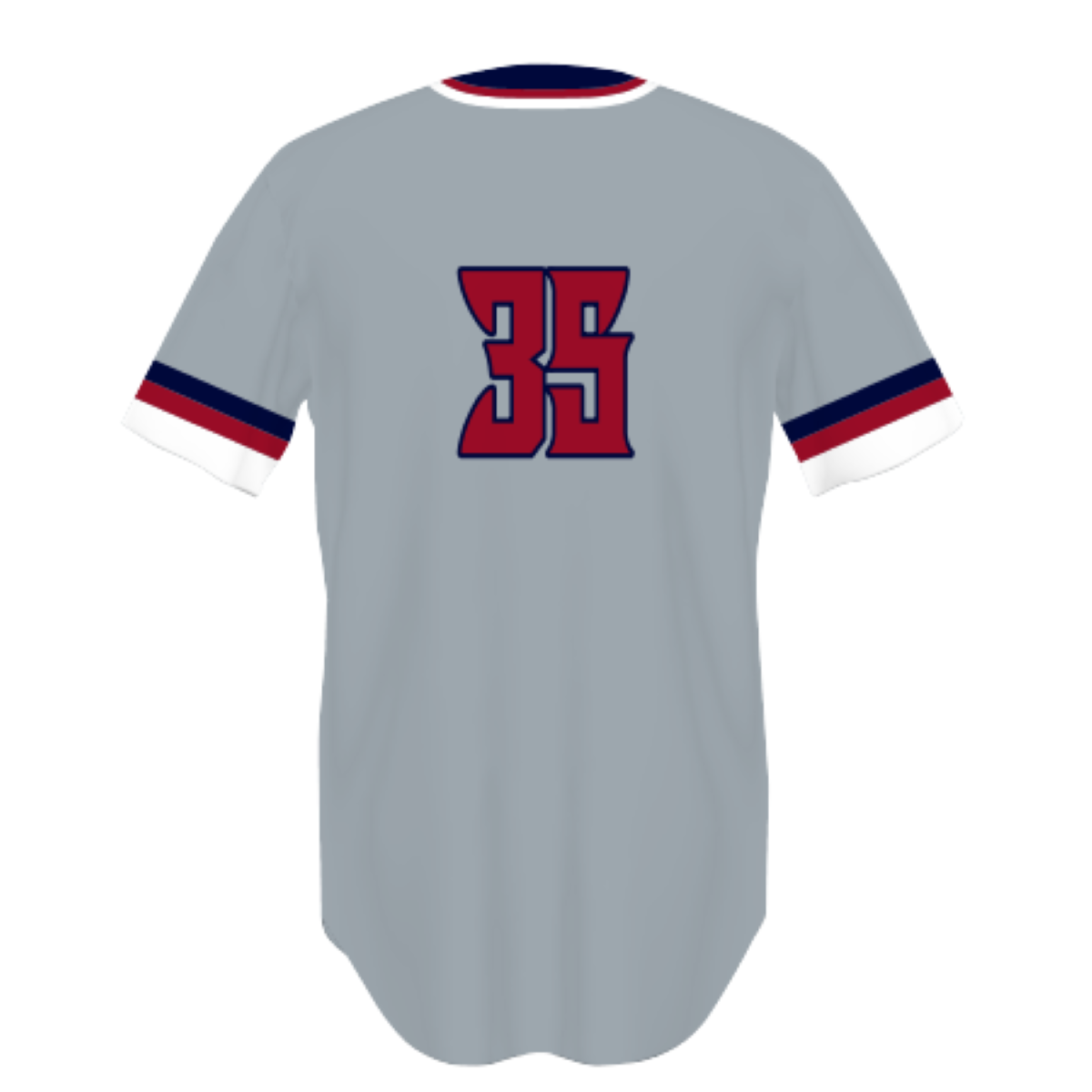 Russell Youth Sublimated Two-Button Performance Mesh Baseball Jersey Team Baseball Jerseys