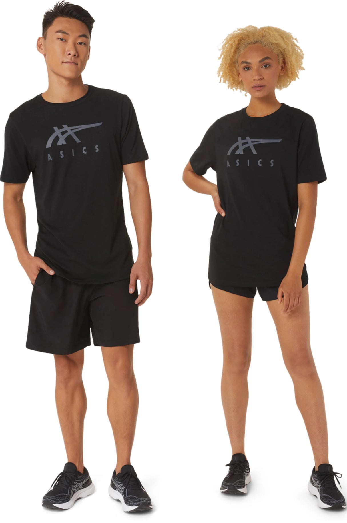 Asics Men's Stripe Short Sleeve Tee-1