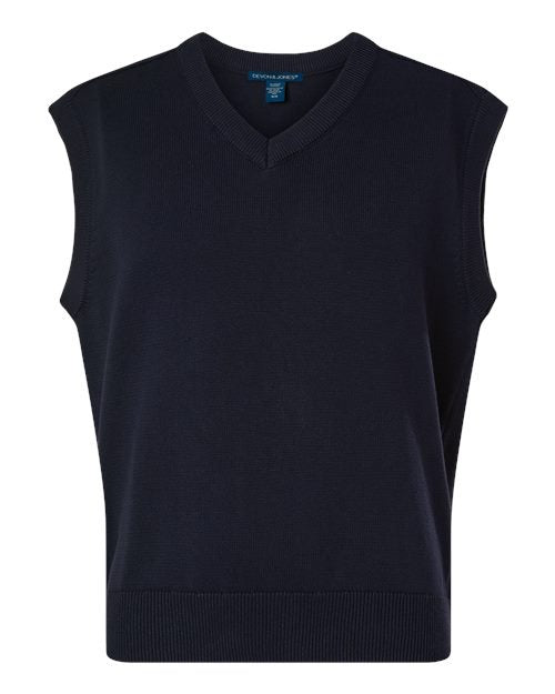 Devon & Jones Men's New Classics V-Neck Sweater Vest-1