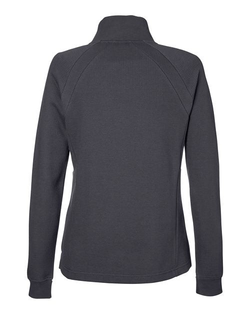 North End Women's Rhythm Waffle Cross-Neck Pullover-2