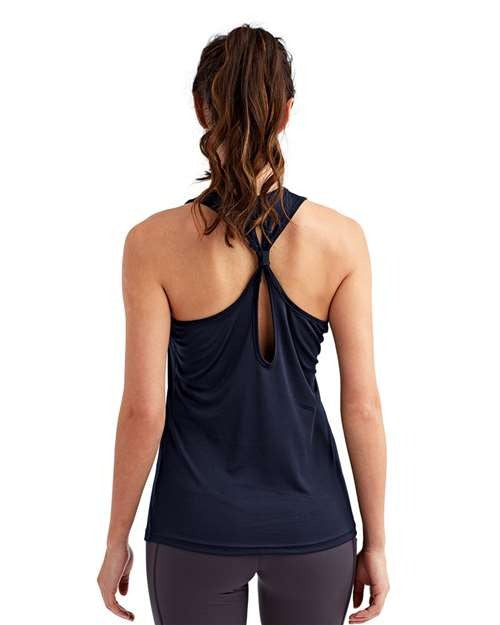 TriDri Women's Knot Back Venus Tank-3