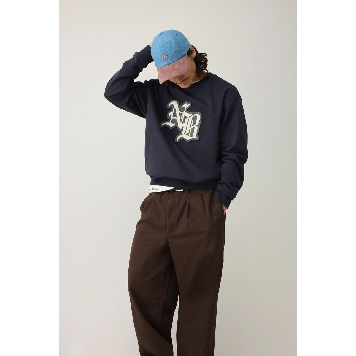 New Balance Men's Varsity Old English Crew-6