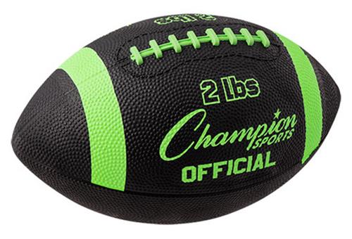 Champion Sports 2 LB Size Weighted Football Trainer Football Footballs All