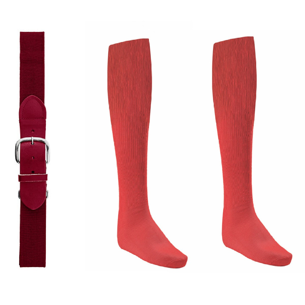 Champion Baseball or Softball Belt/Sock Combo Baseball Socks & Belts All