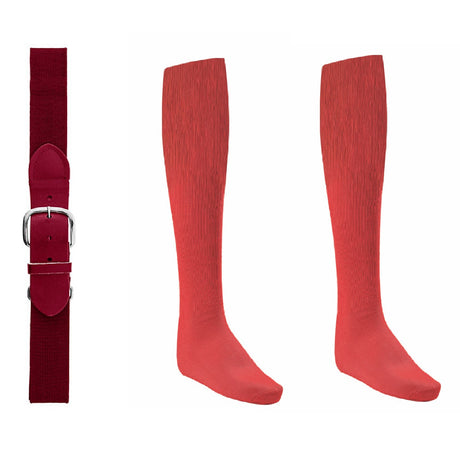 Champion Baseball or Softball Belt/Sock Combo Baseball Socks & Belts All