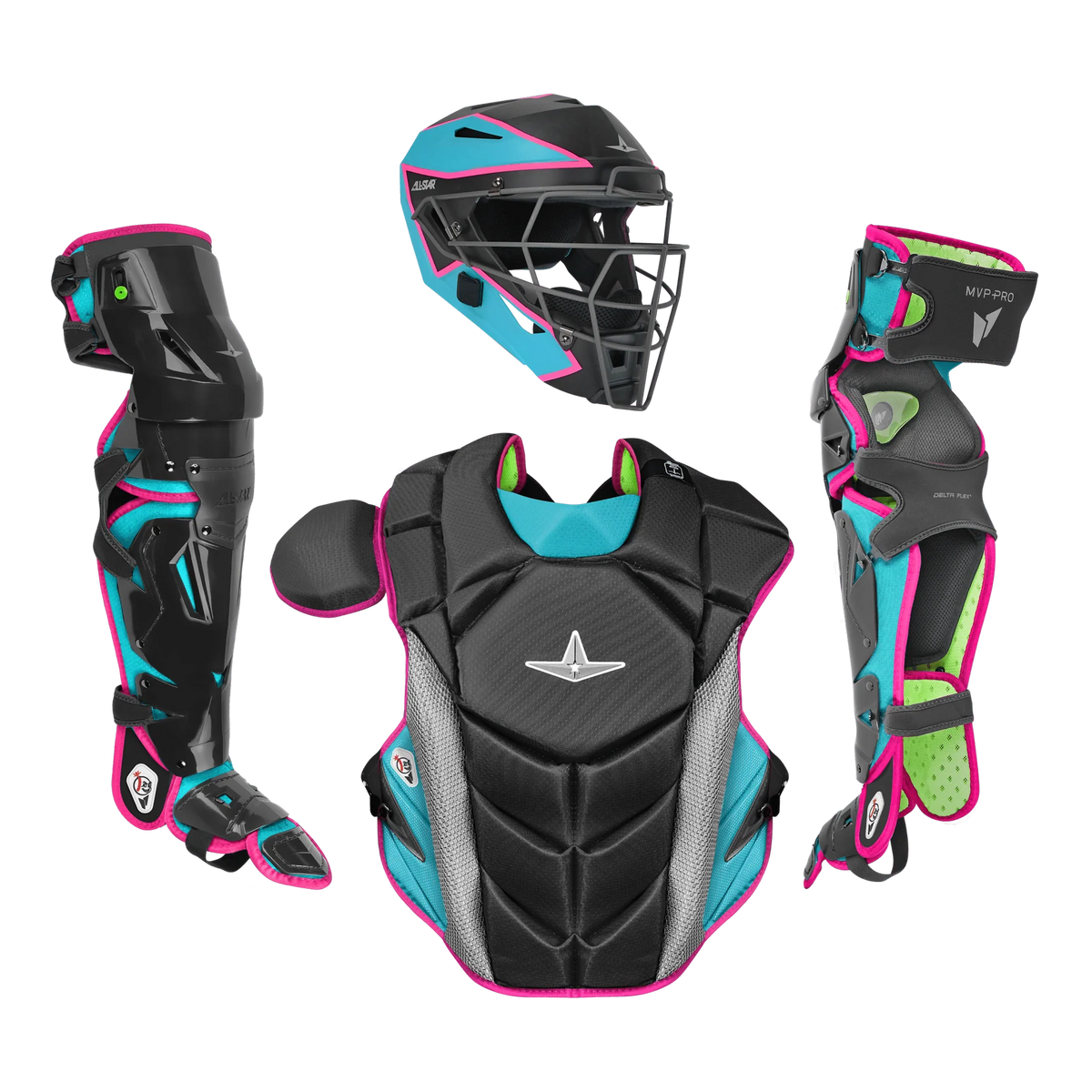 All Star MVP-PRO™ Short Fuse Series Baseball Catcher's Set