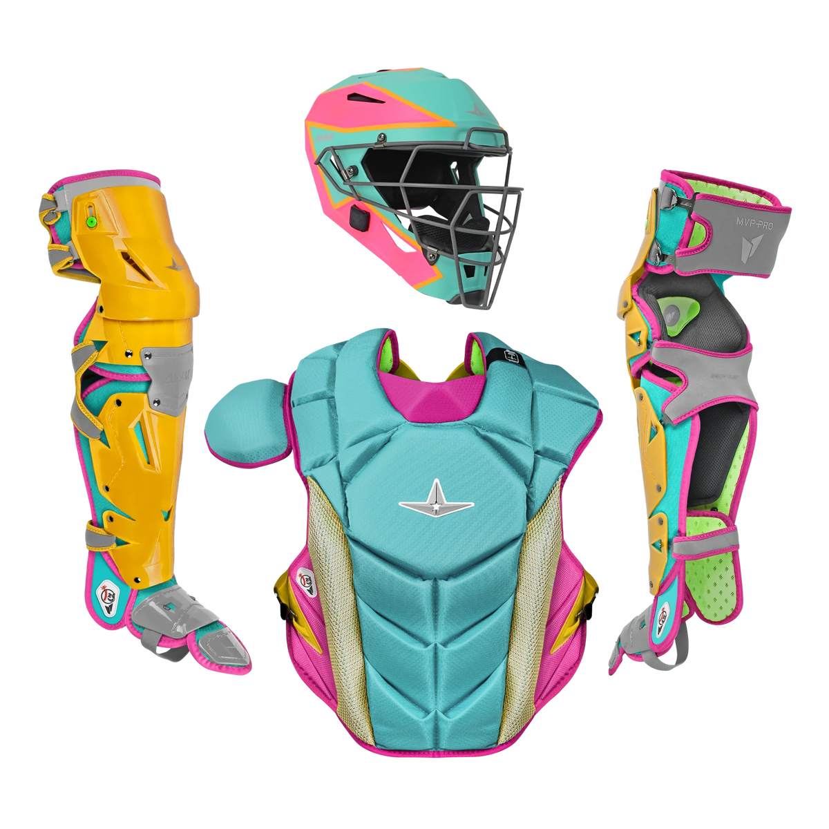 All Star MVP-PRO™ Short Fuse Series Baseball Catcher's Set-1