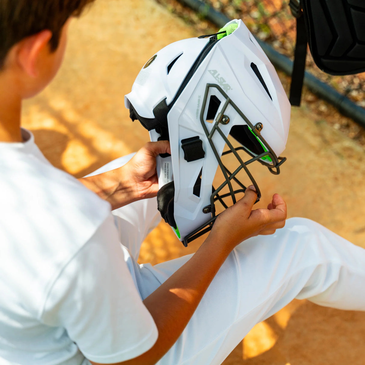 All Star MVP-Pro™ Series LT Baseball Catcher Helmet Baseball Catcher's Protective Equipment All