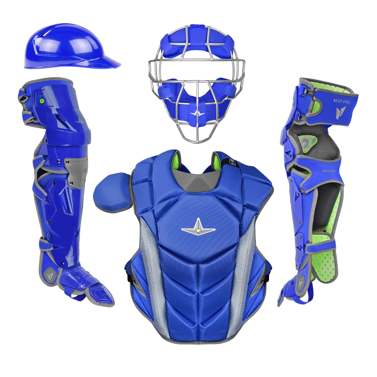 All Star MVP-PRO™ Series Baseball Catcher's Kit with Traditional Mask