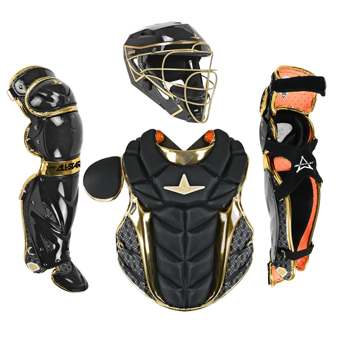All Star PHX™ Gold Diamond Collection Softball Catching Kit