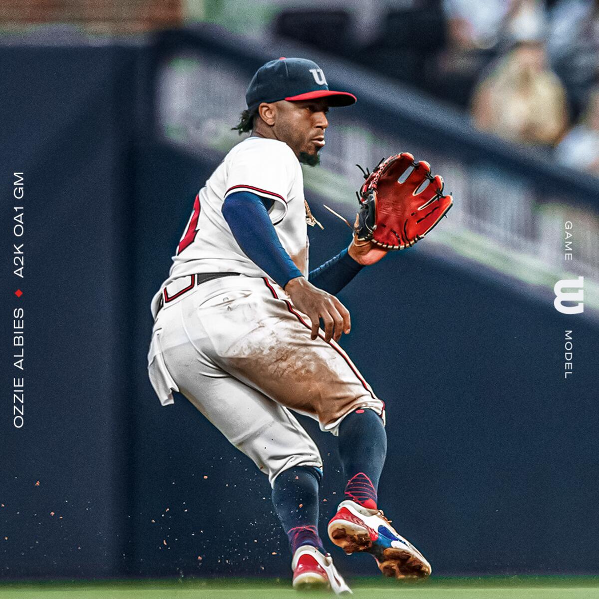 2024 Wilson A2K Ozzie Albies 11.5" Game Model Infield Baseball Glove Baseball Gloves & Mitts All