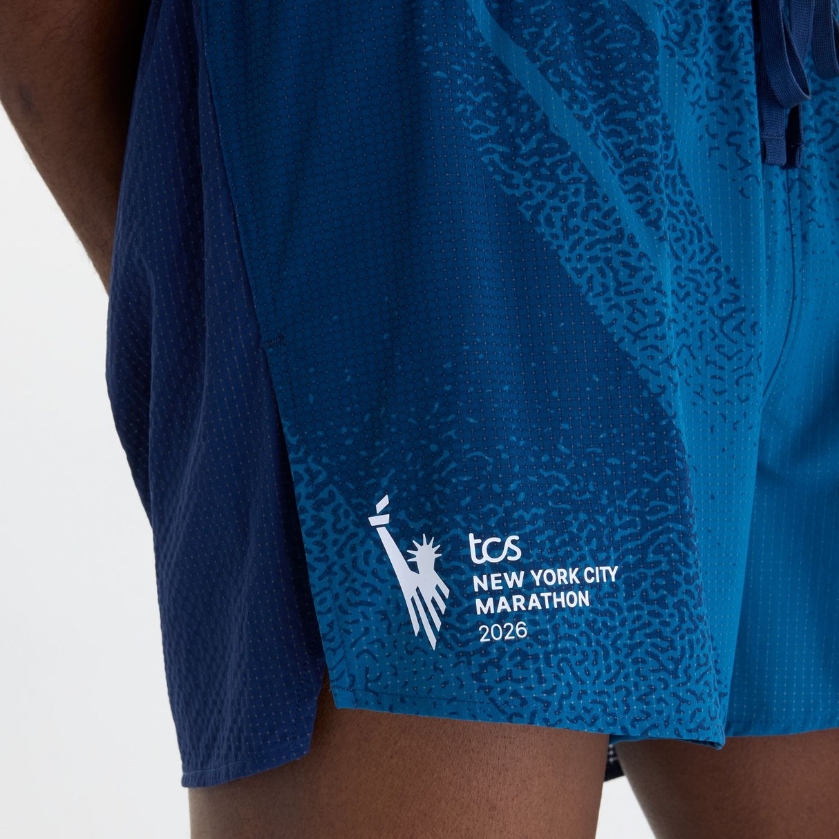 New Balance Men's NYC Marathon RC Ultra Light Printed Shorts 3-4
