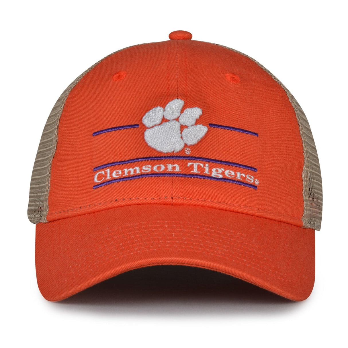 The Game Headwear Clemson Split Bar Trucker Hat