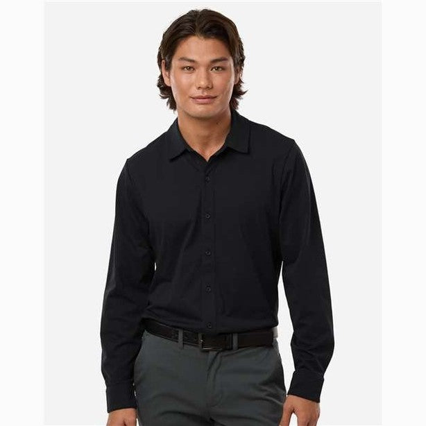 AllPro Men's Pro-Flex Sorona Button Down Shirt-3