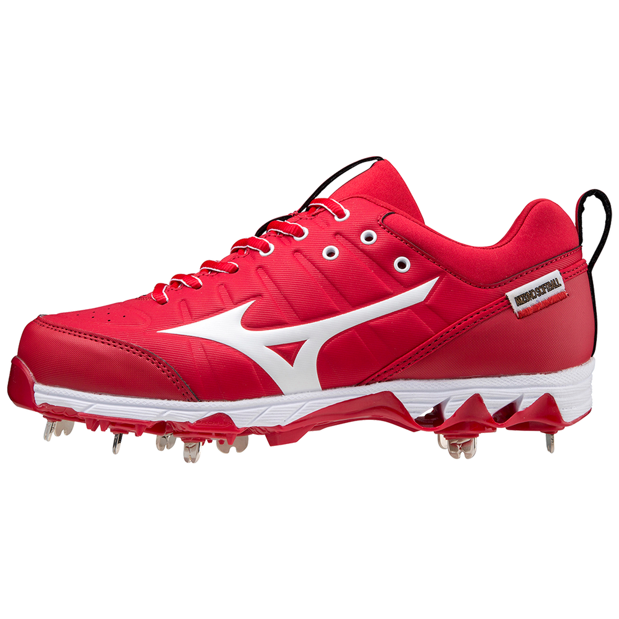Mizuno Women's 9-Spike Swift 7 Low Metal Softball Cleats-1