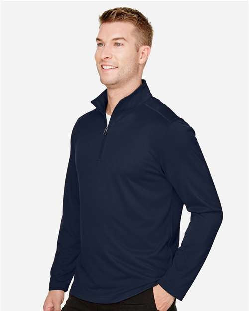 Harriton Men's Advantage Snag Protection Plus Quarter-Zip Pullover-4
